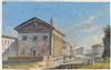 CARLO LABRUZZI (Rome 1748-1817 Perugia) Group of 4 landscape gouache drawings.